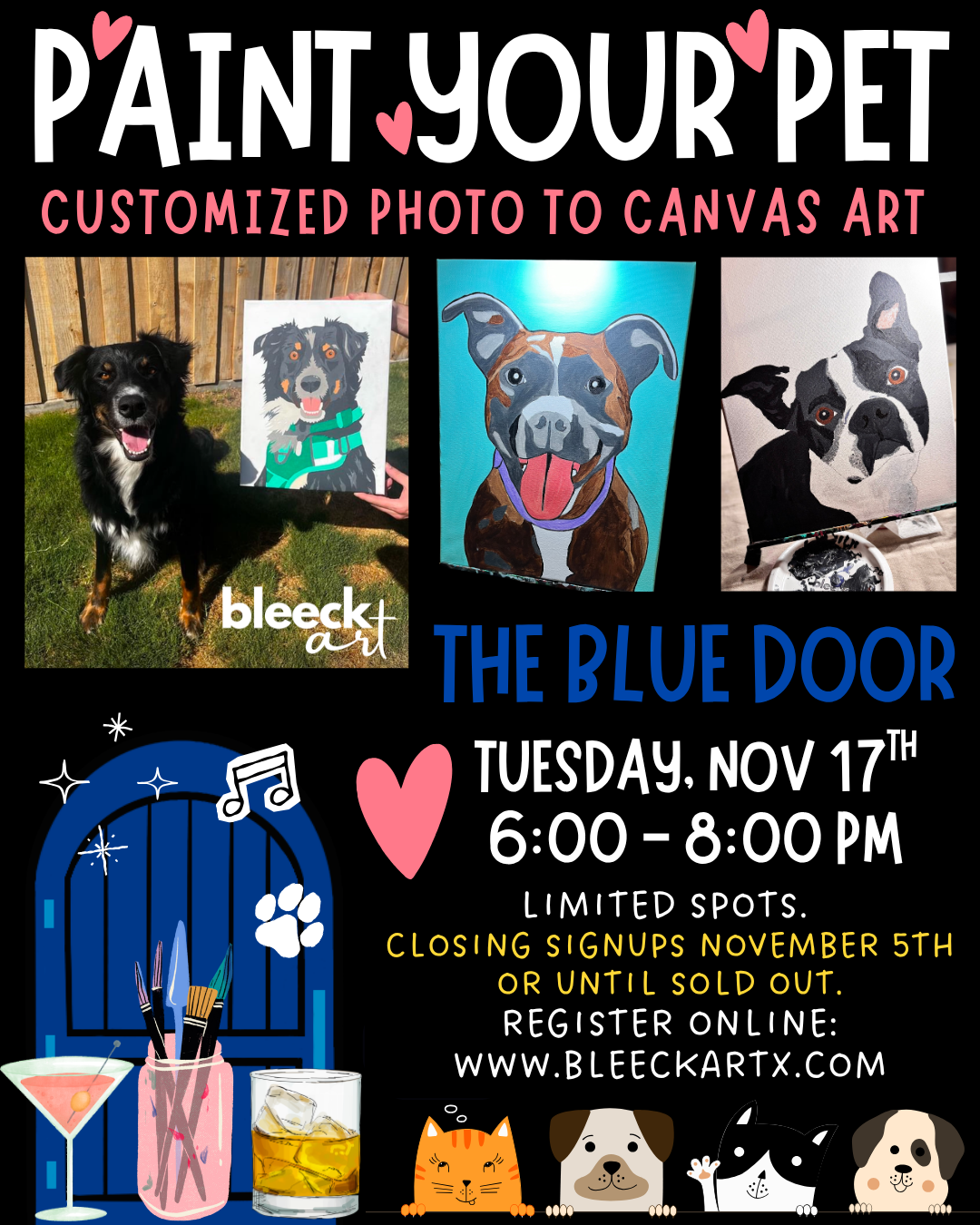 Paint Your Pet Party - November