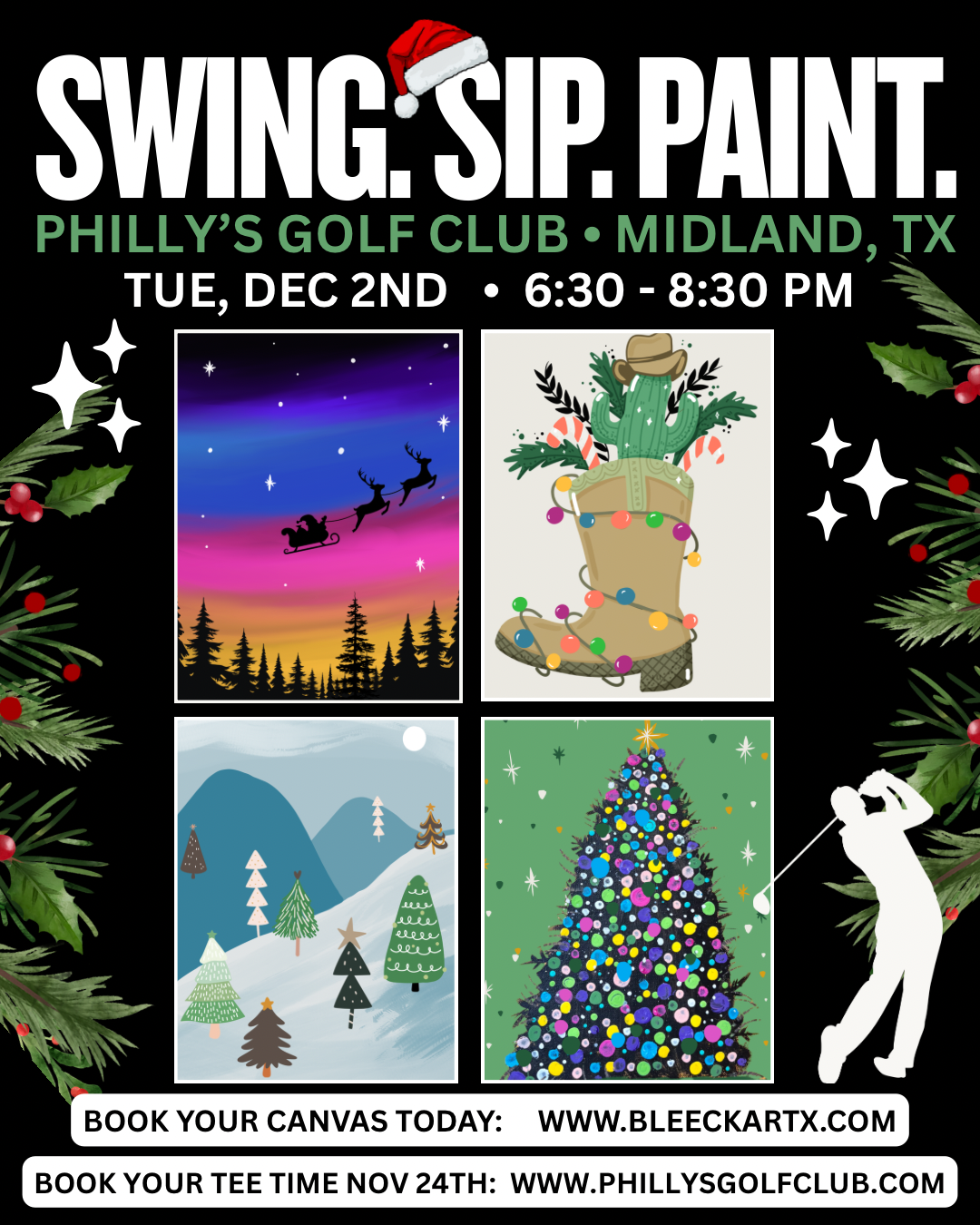 Swing. Sip. Paint. @ Philly’s Golf Club